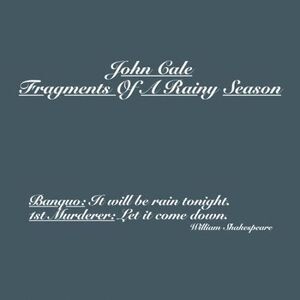 John Cale - Fragments Of A Rainy Season  LP LP